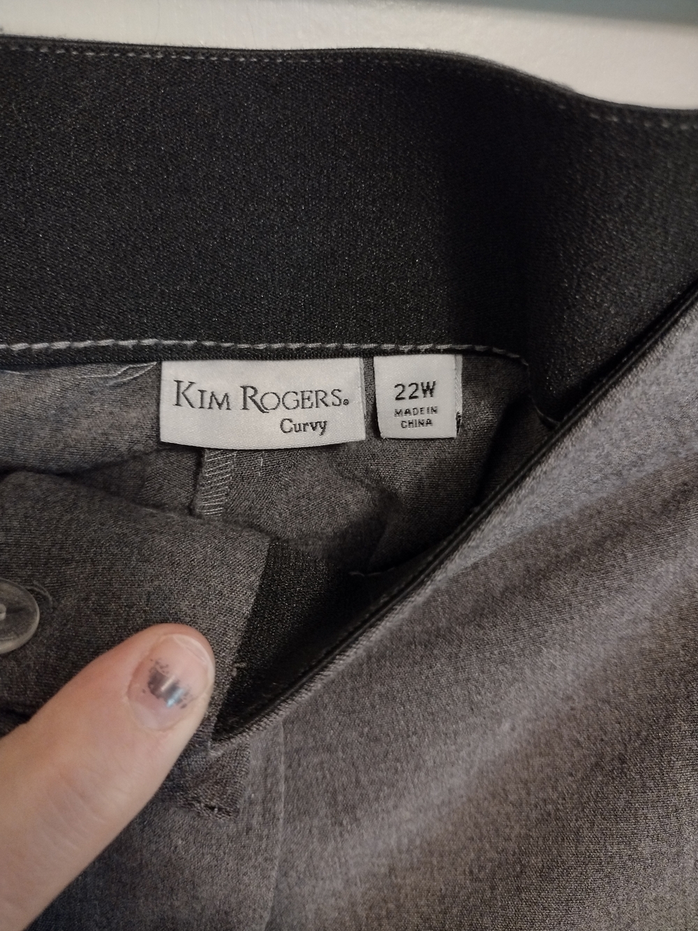 Charcoal Straight-Leg Dress Pants - Picture 2 of 5